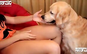 woman fucking with animal, human fucks with animal